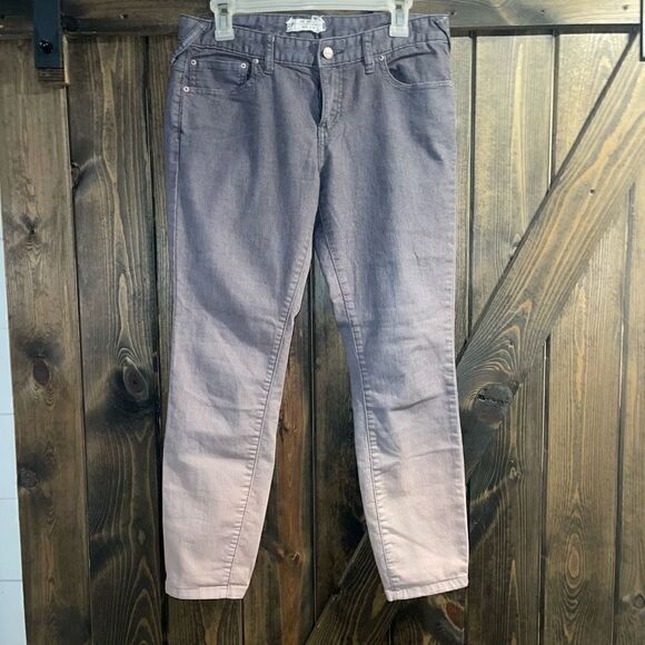 Free People Ombré Mid Rise Cropped Jeans - Picture 1 of 5